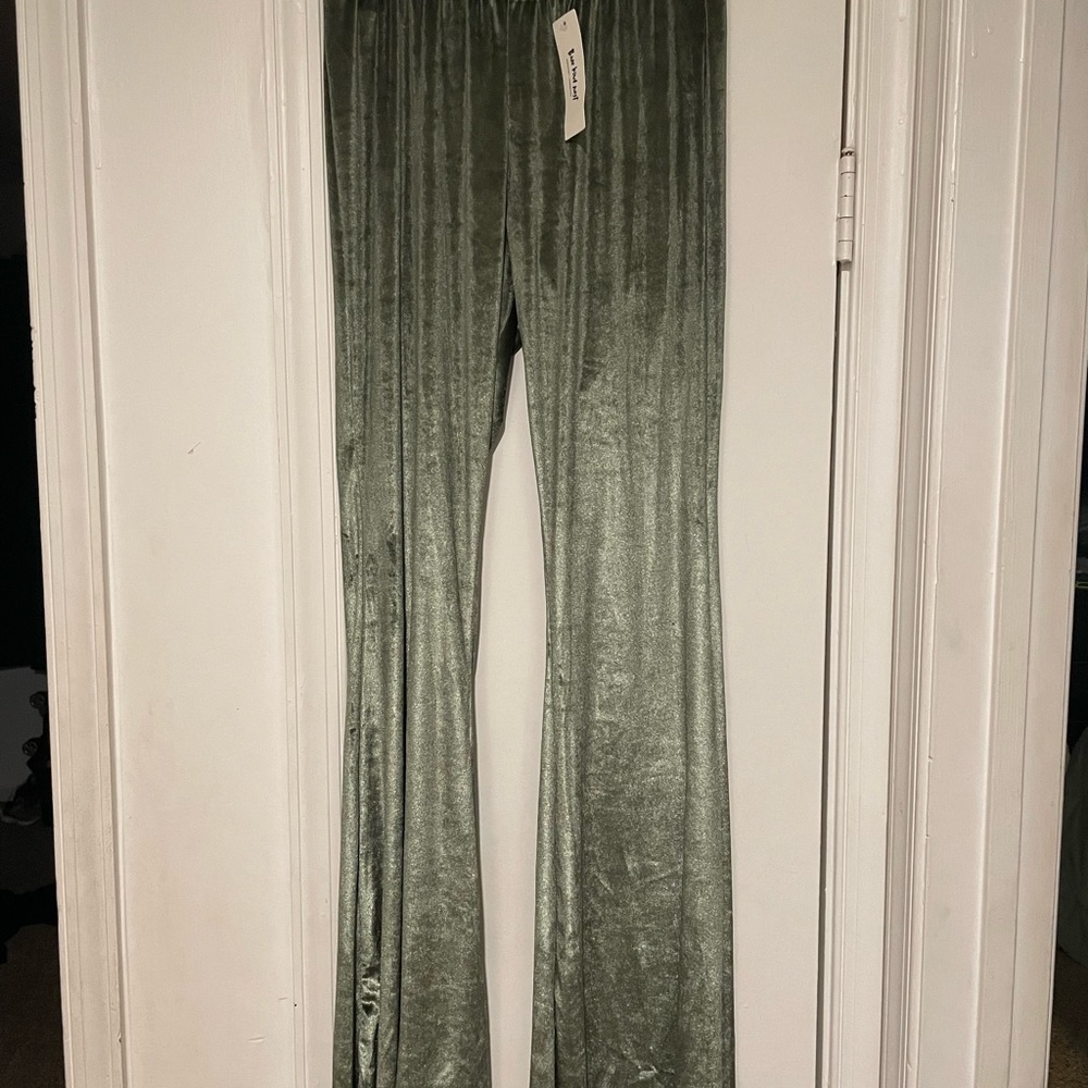 Green Velvet Flare